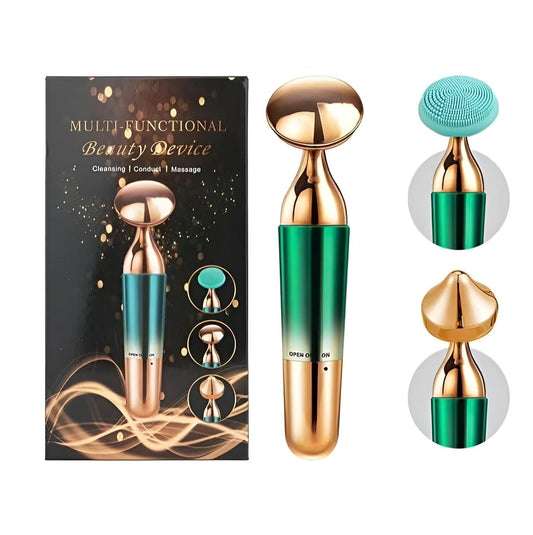 AuraSkin™ – 3-in-1 Lifting & Cleansing Tool